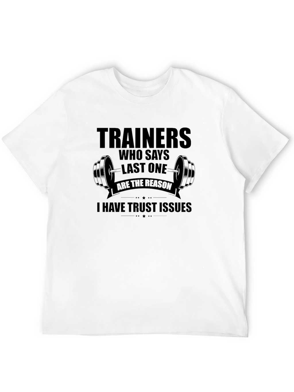 Trainers Trust Issues Graphic Tee - Black