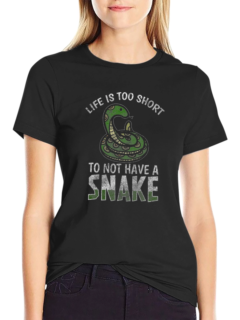 Life is Too Short Snake Graphic Tee