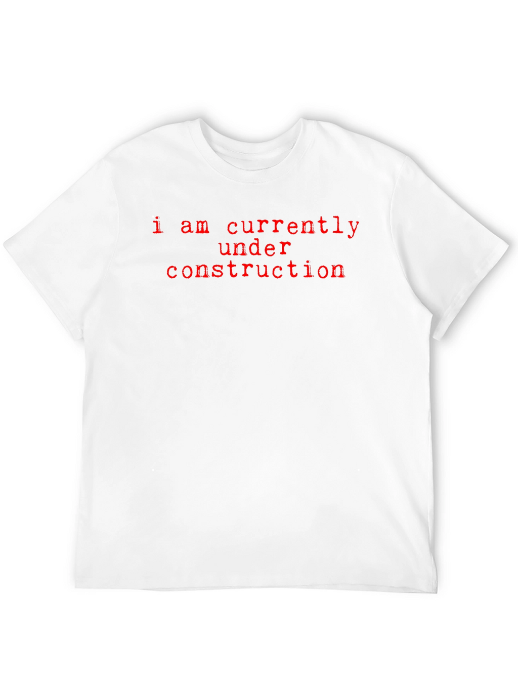 Under Construction Graphic Tee - Black