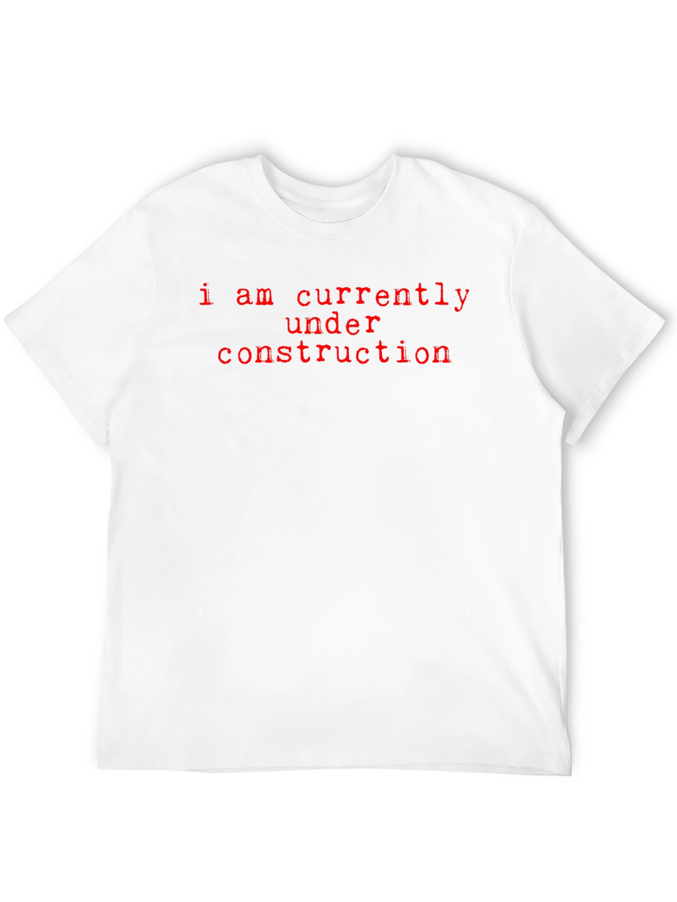 Under Construction Graphic Tee - Black