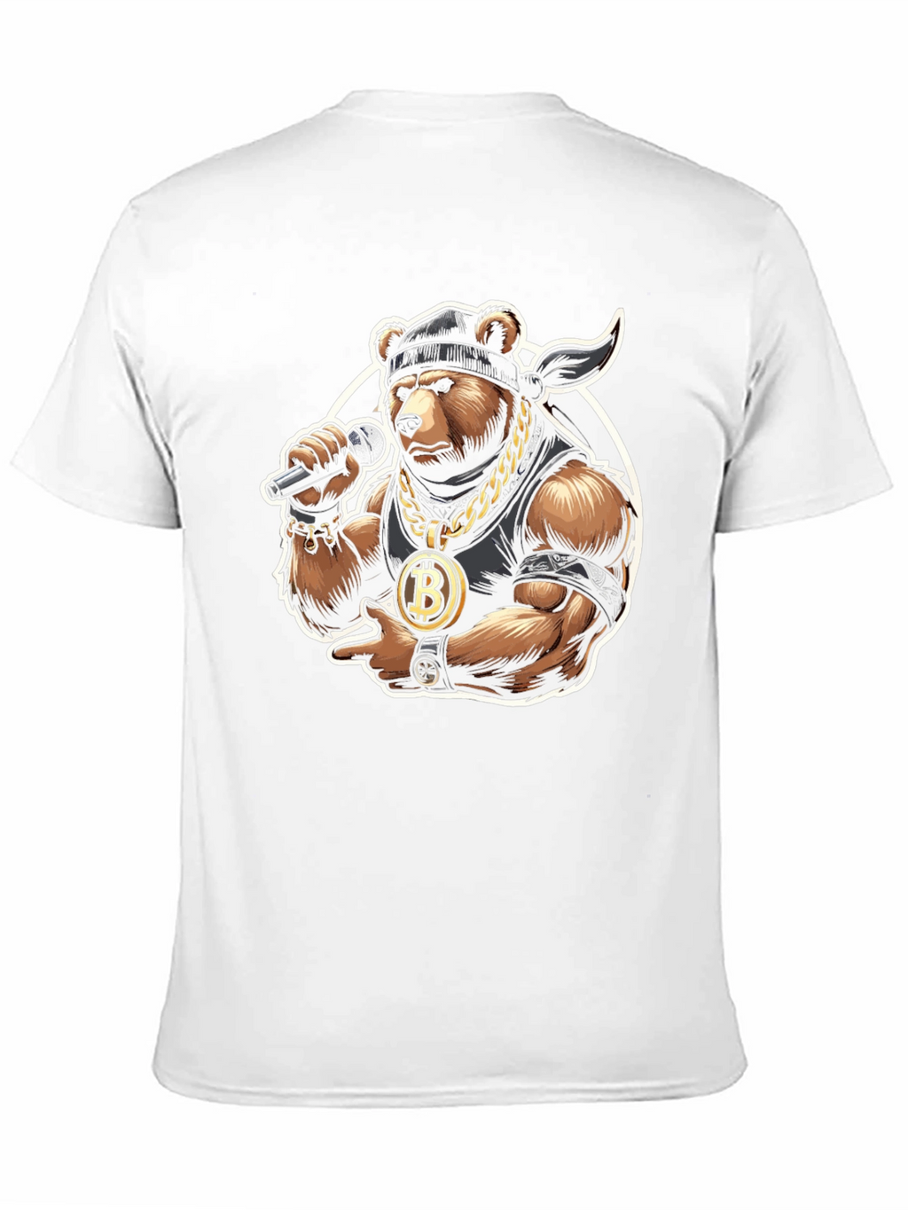 Bitcoin Bear T-Shirt - Crypto Hip Hop Style