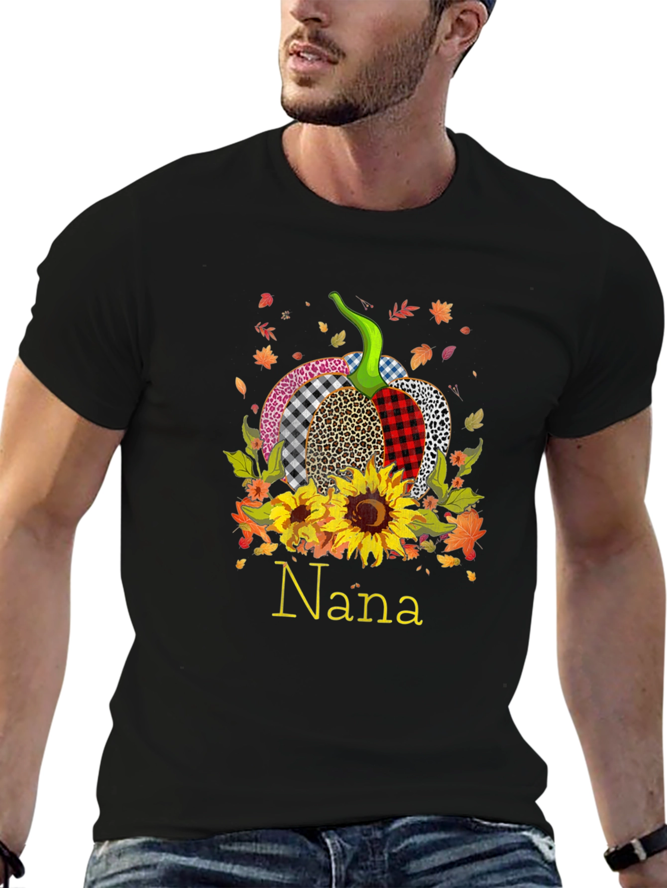 Nanas Pumpkin Patch T-Shirt - Autumn Harvest