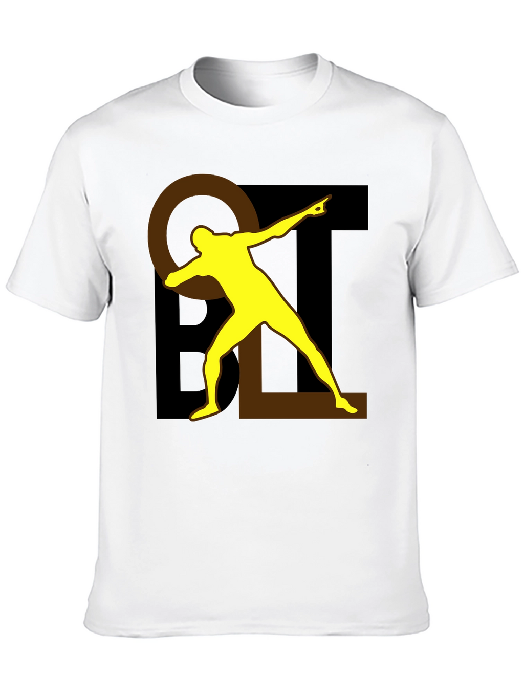 Bold Graphic Tee - Black Cotton Blend