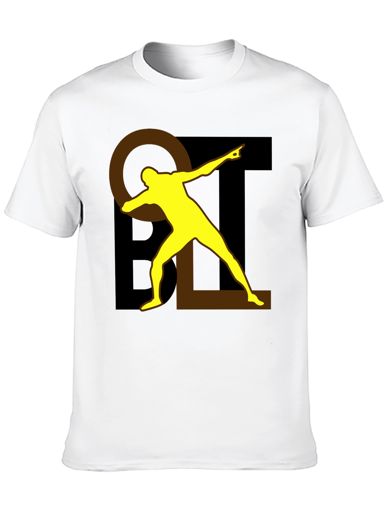 Bold Graphic Tee - Black Cotton Blend