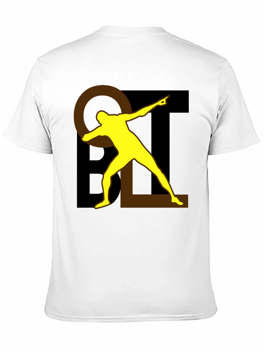 Bold Graphic Tee - Black Cotton Blend