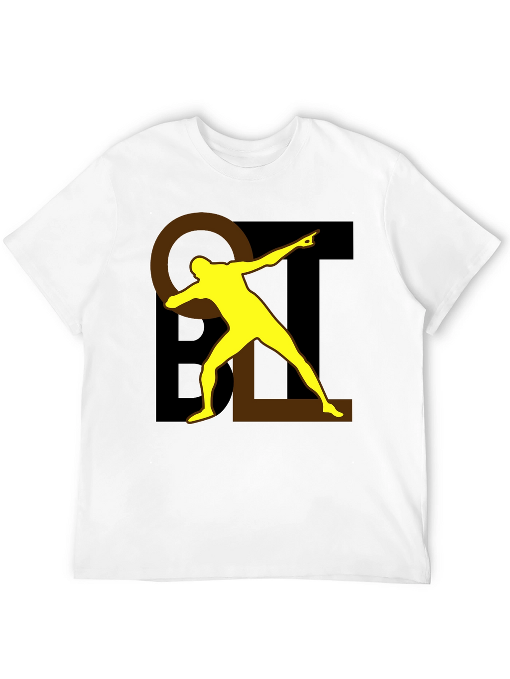 Bold Graphic Tee - Black Cotton Blend