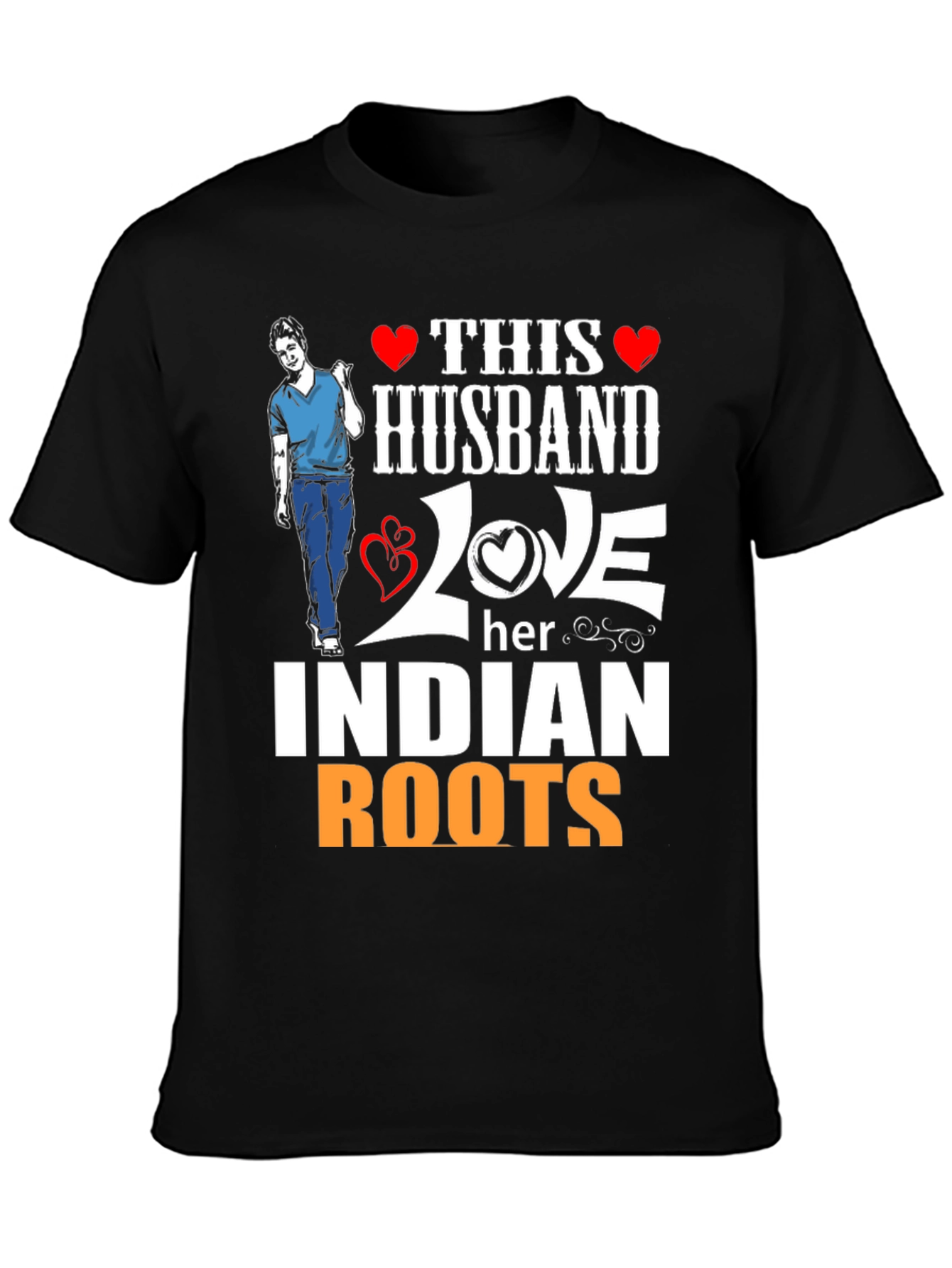 Husband Loves Indian Roots T-Shirt