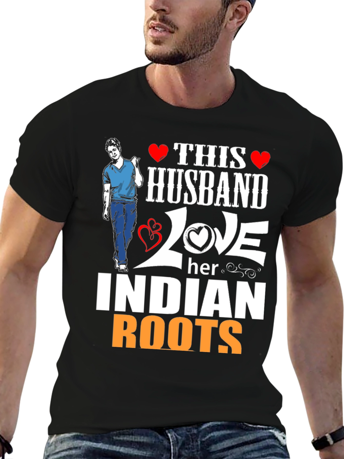 Husband Loves Indian Roots T-Shirt