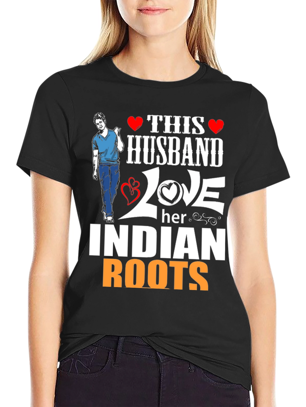 Husband Loves Indian Roots T-Shirt