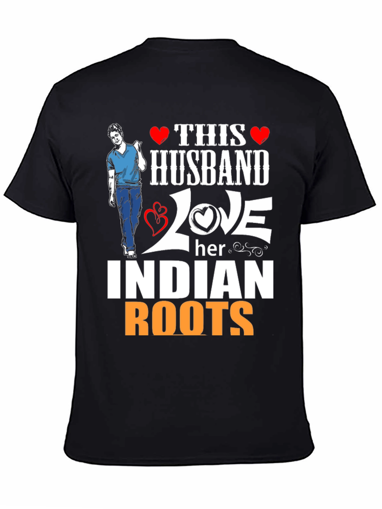 Husband Loves Indian Roots T-Shirt
