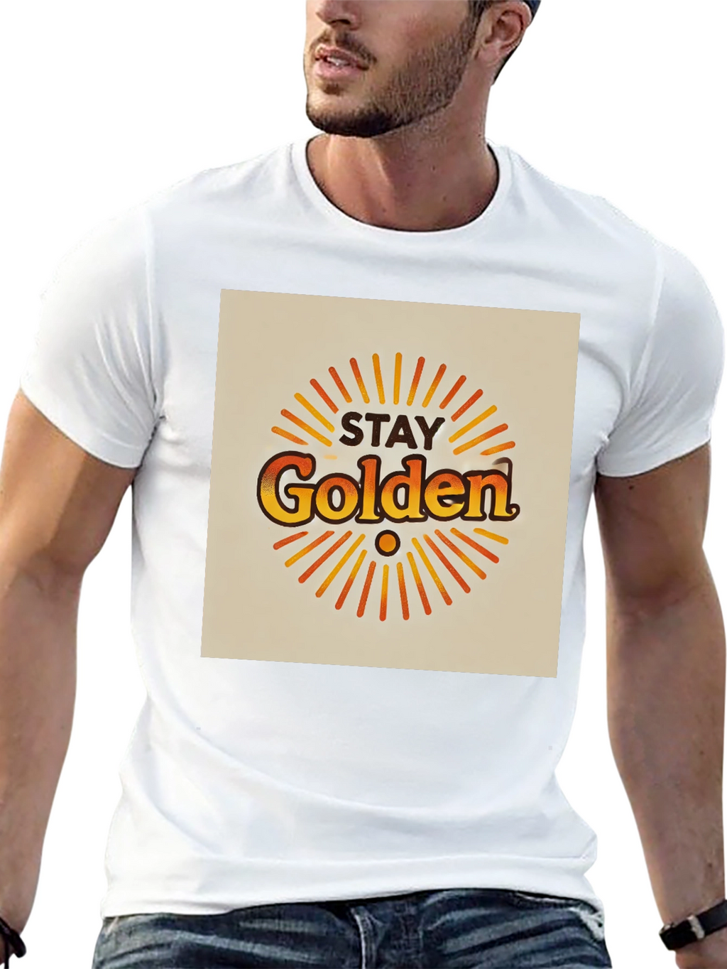 Stay Golden T-Shirt - Retro Style
