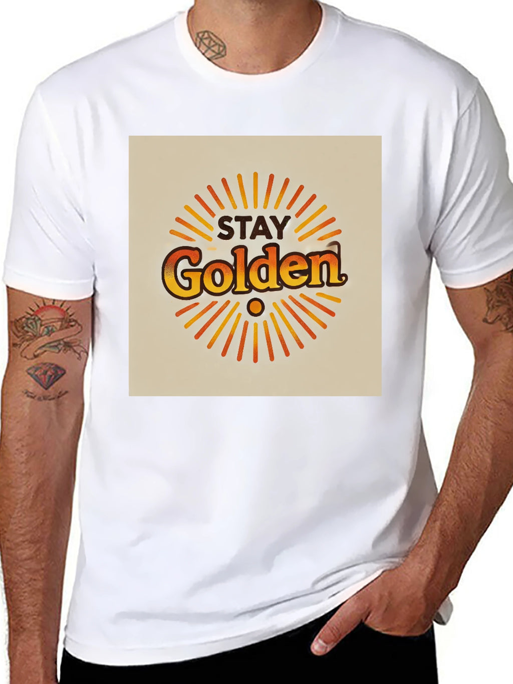 Stay Golden T-Shirt - Retro Style