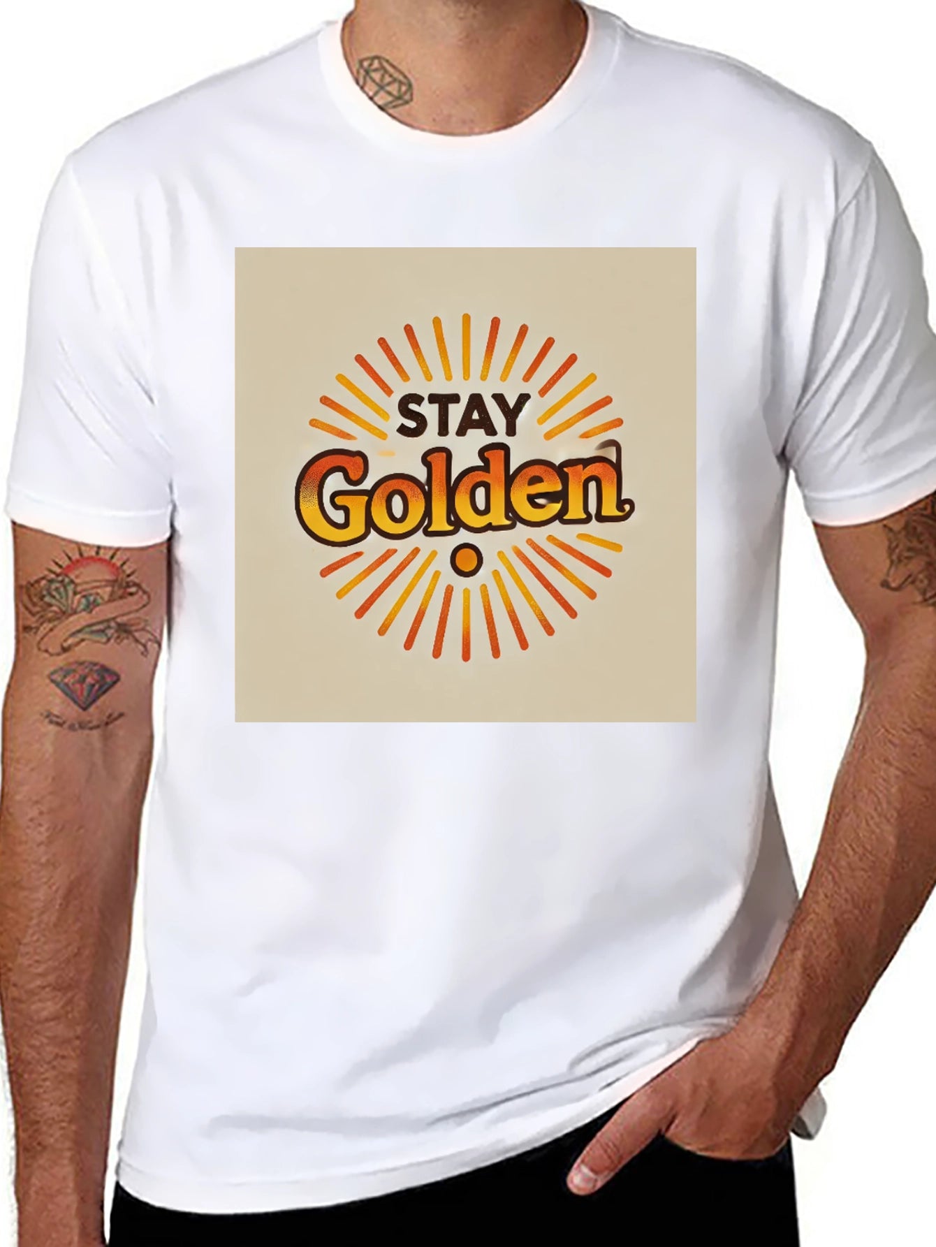 Stay Golden T-Shirt - Retro Style