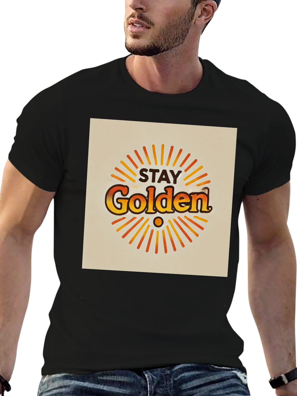 Stay Golden T-Shirt - Retro Style