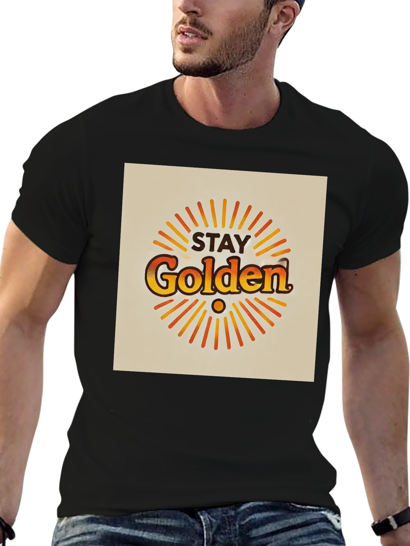 Stay Golden T-Shirt - Retro Style