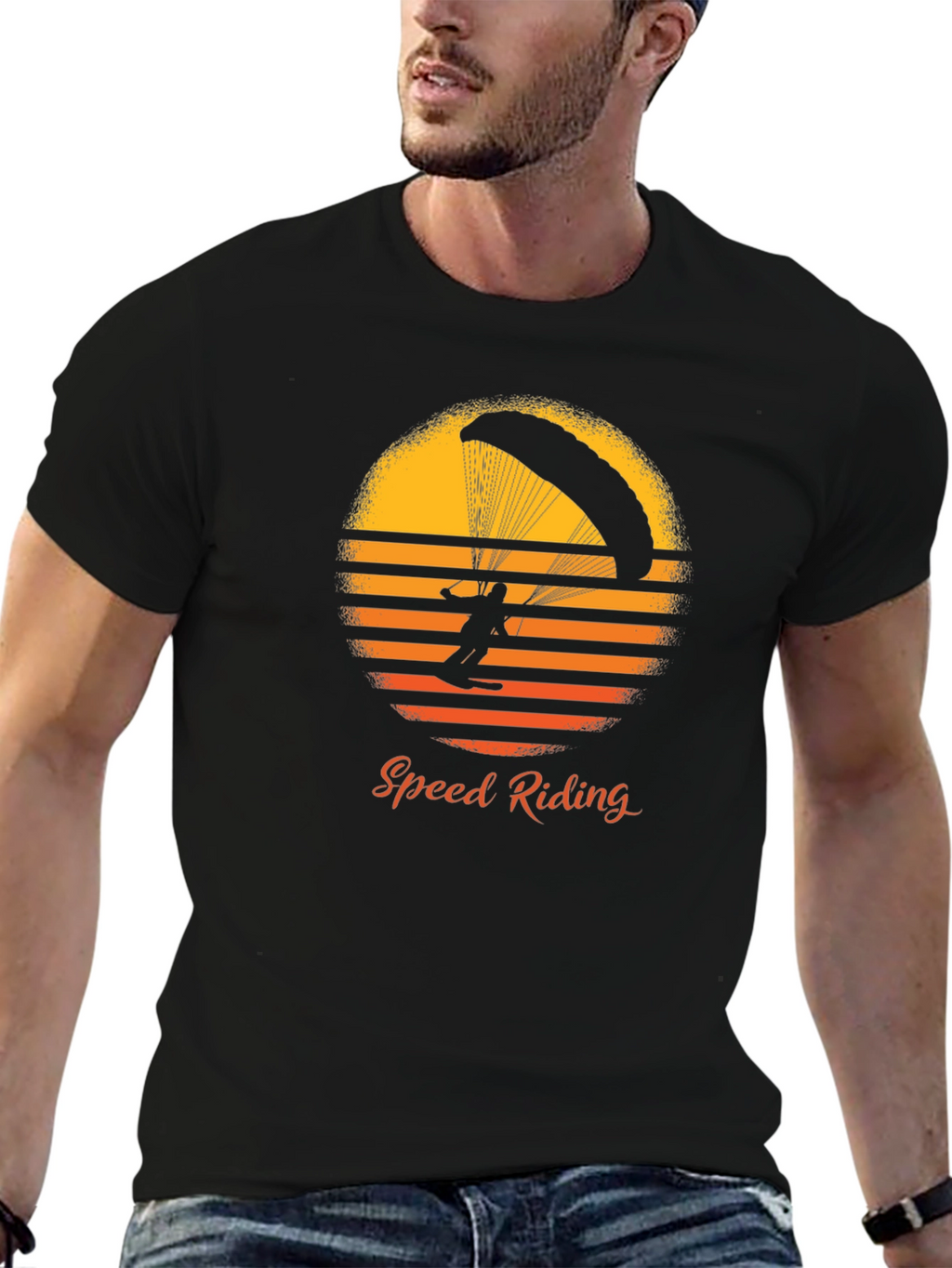 Speed Riding T-Shirt - Paragliding Adventure Tee