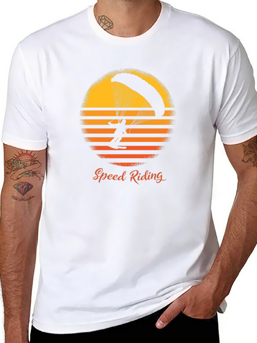 Speed Riding T-Shirt - Paragliding Adventure Tee