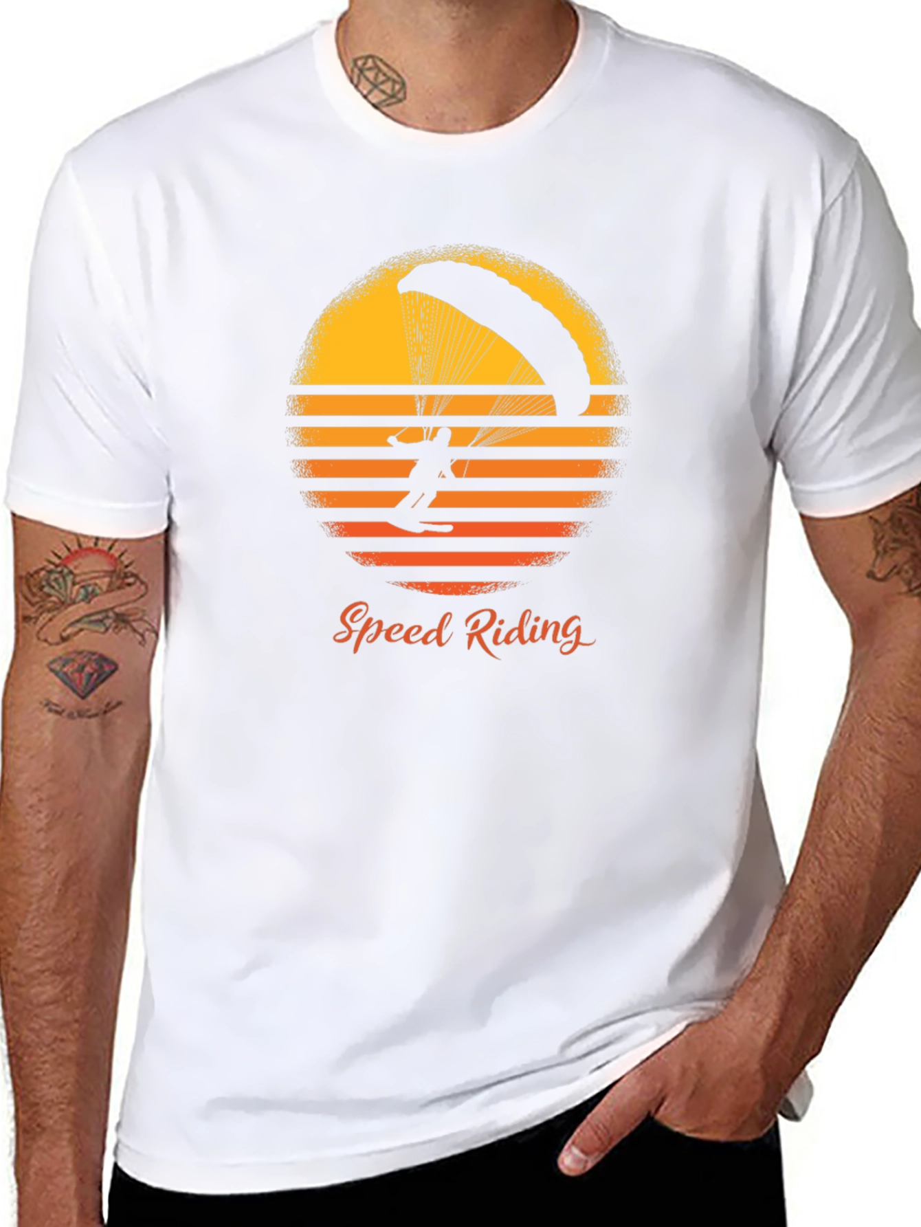 Speed Riding T-Shirt - Paragliding Adventure Tee