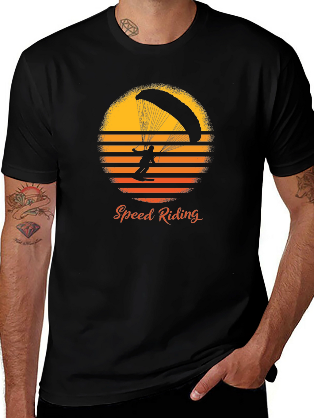 Speed Riding T-Shirt - Paragliding Adventure Tee
