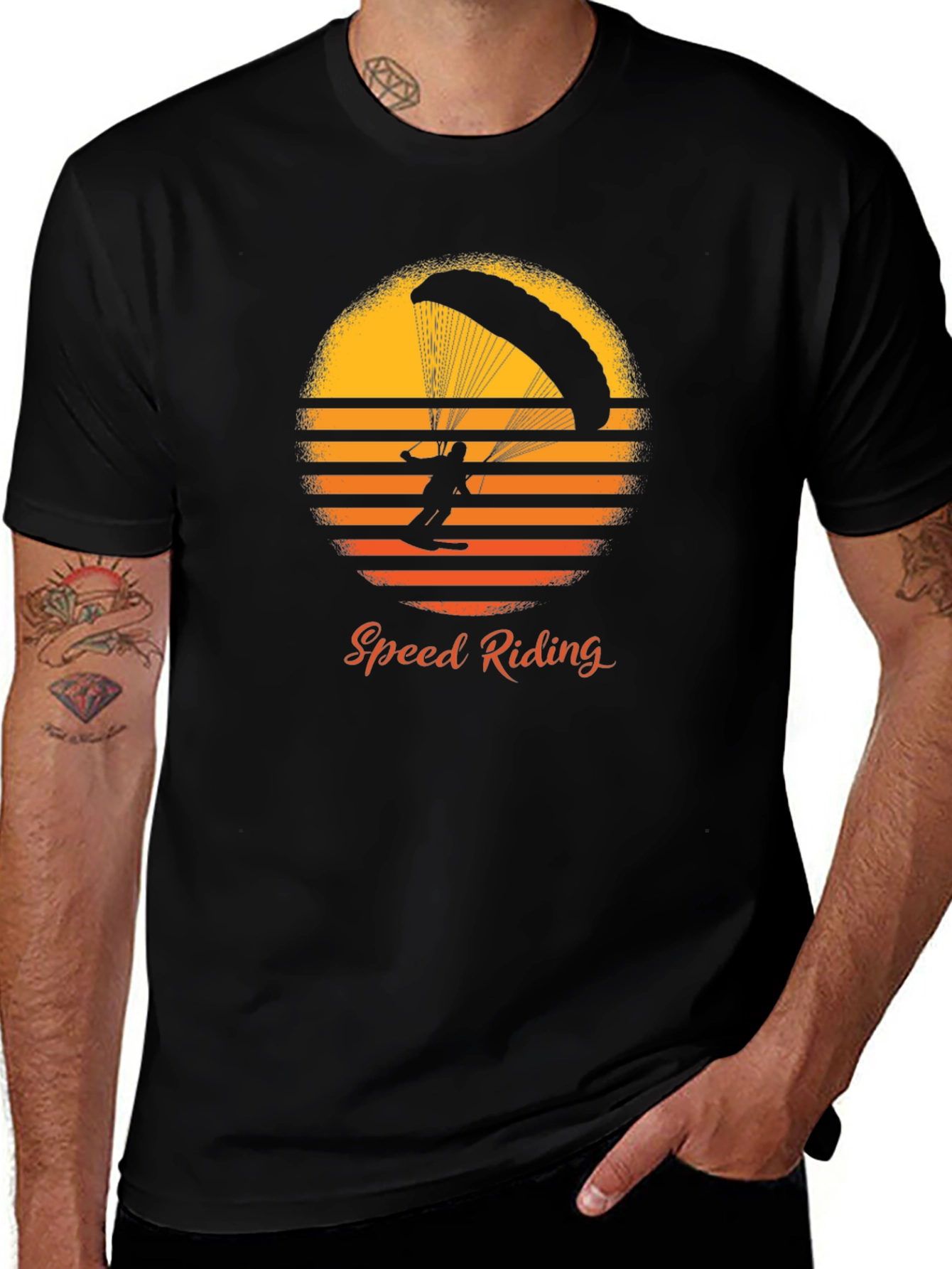 Speed Riding T-Shirt - Paragliding Adventure Tee