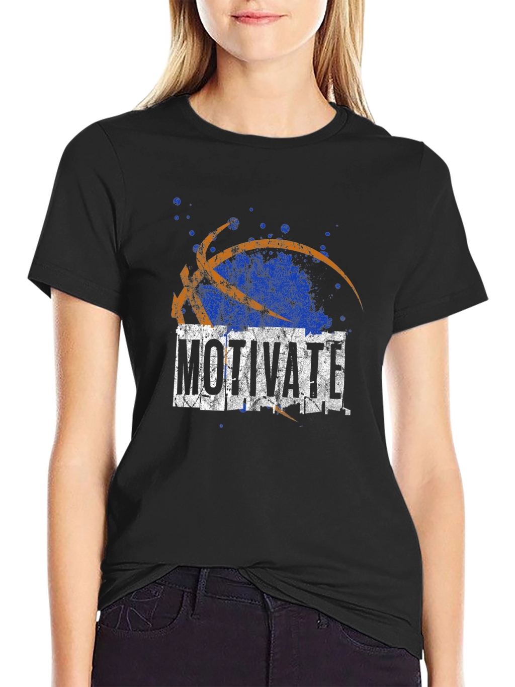 Motivate Basketball Graphic T-Shirt