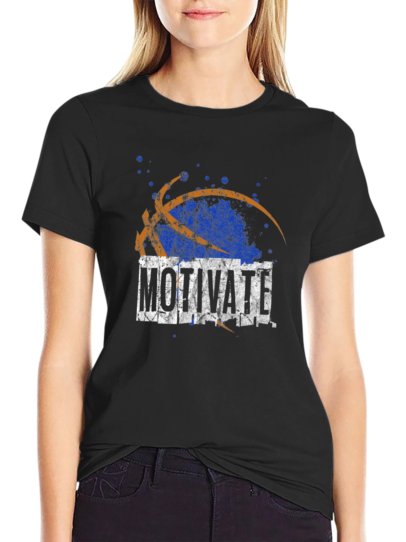 Motivate Basketball Graphic T-Shirt