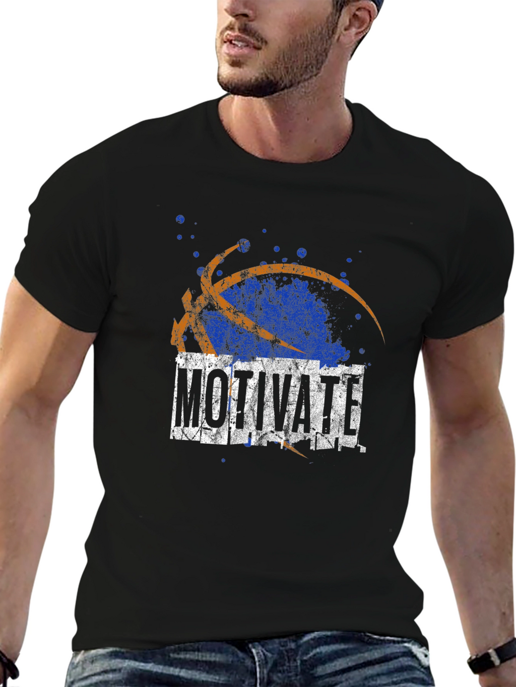 Motivate Basketball Graphic T-Shirt