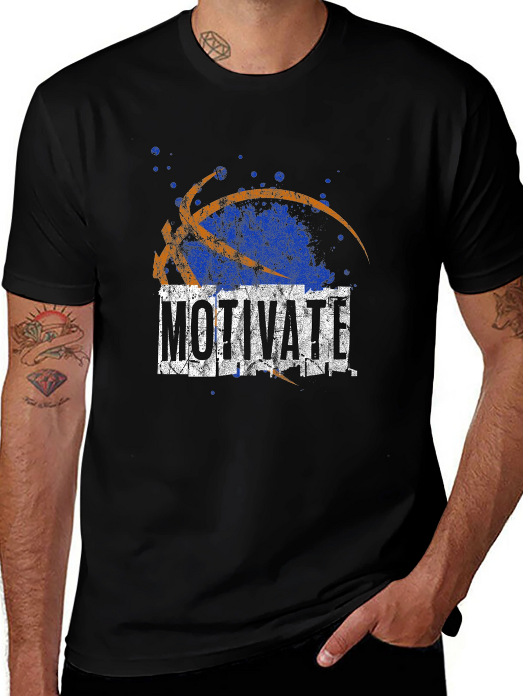 Motivate Basketball Graphic T-Shirt