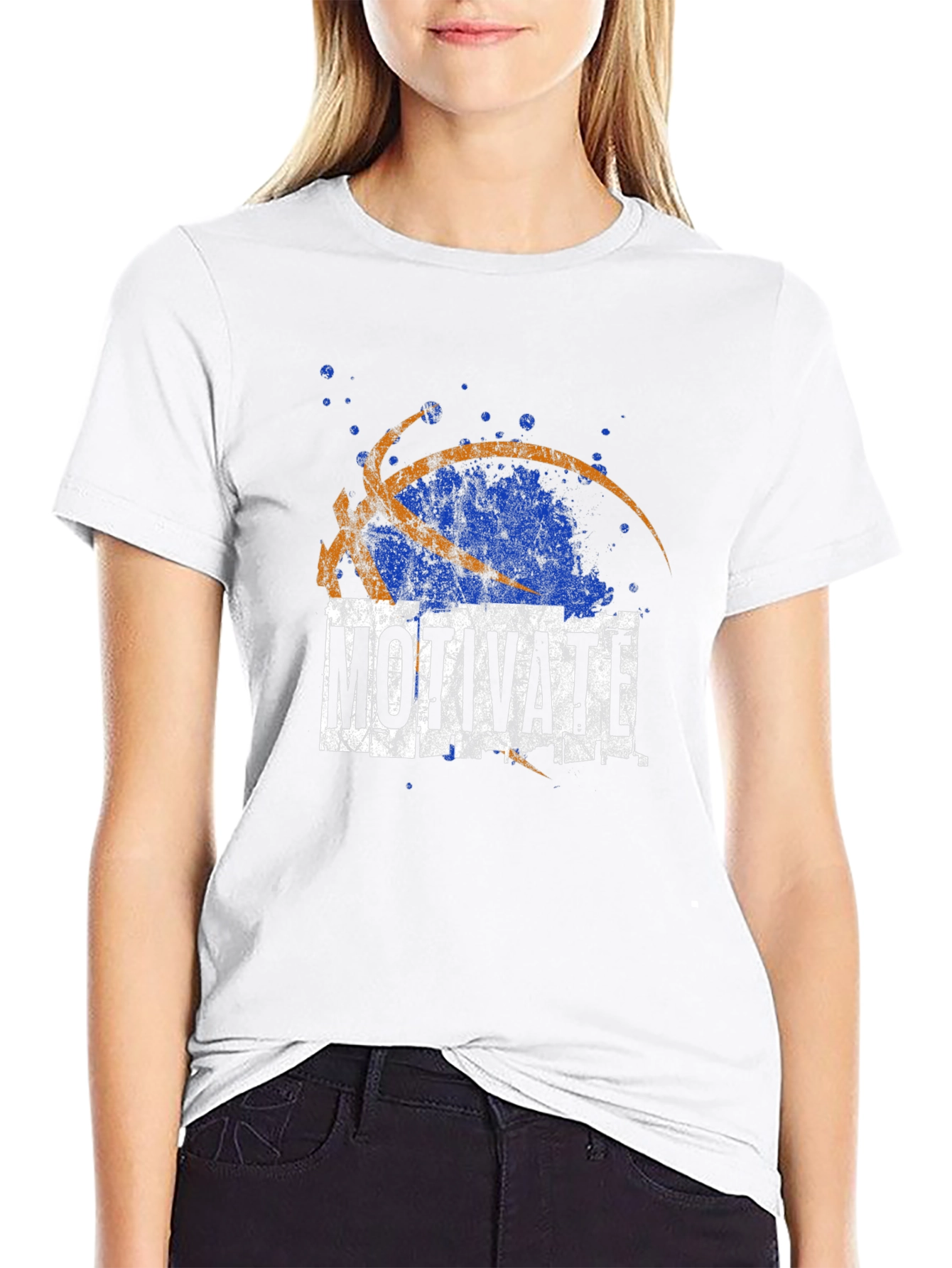 Motivate Basketball Graphic T-Shirt