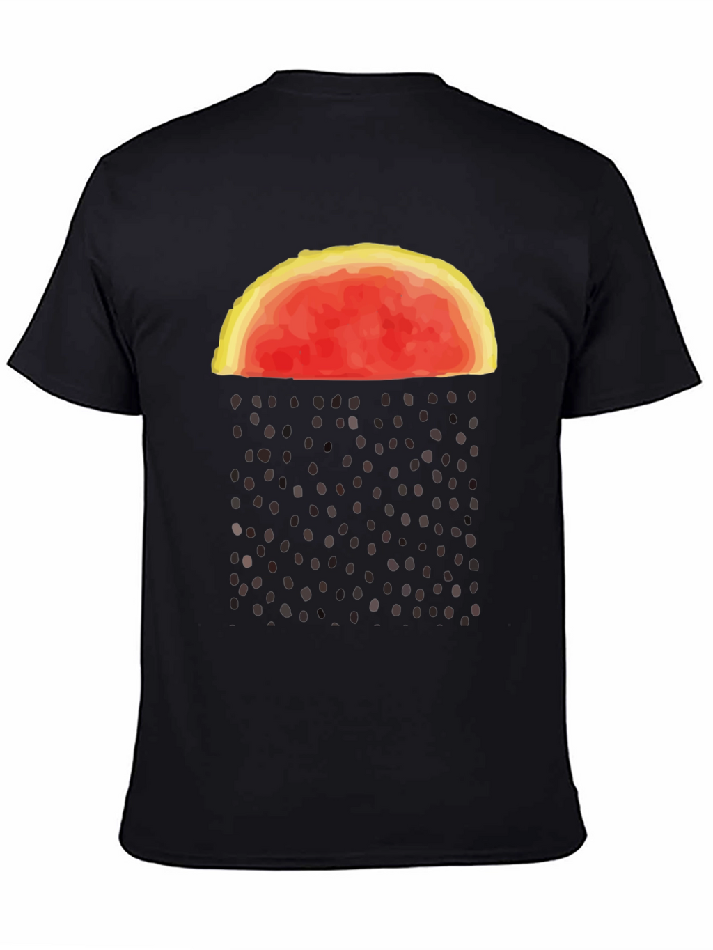 Abstract Watermelon Rain Graphic Tee