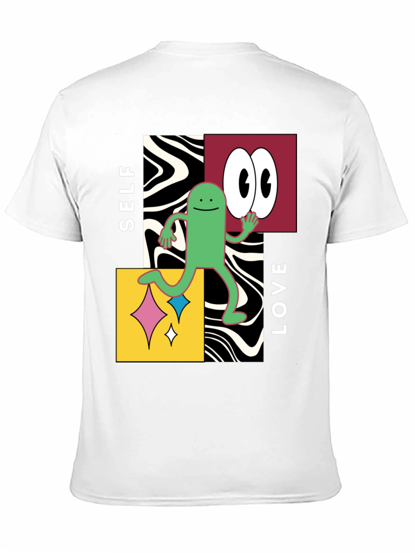 Self Love Graphic Tee - Black Cotton Blend