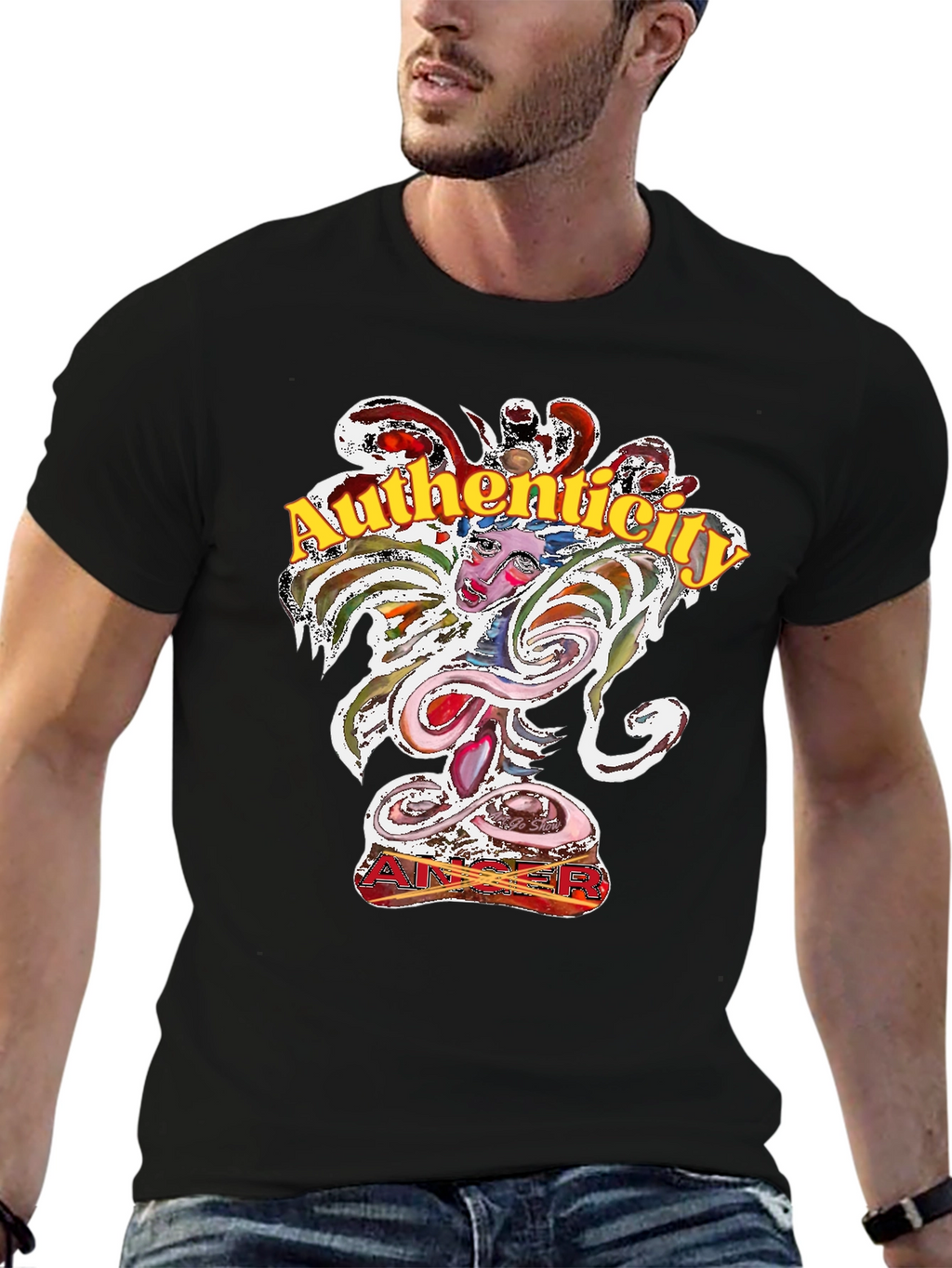 Authenticity Mens Graphic T-Shirt