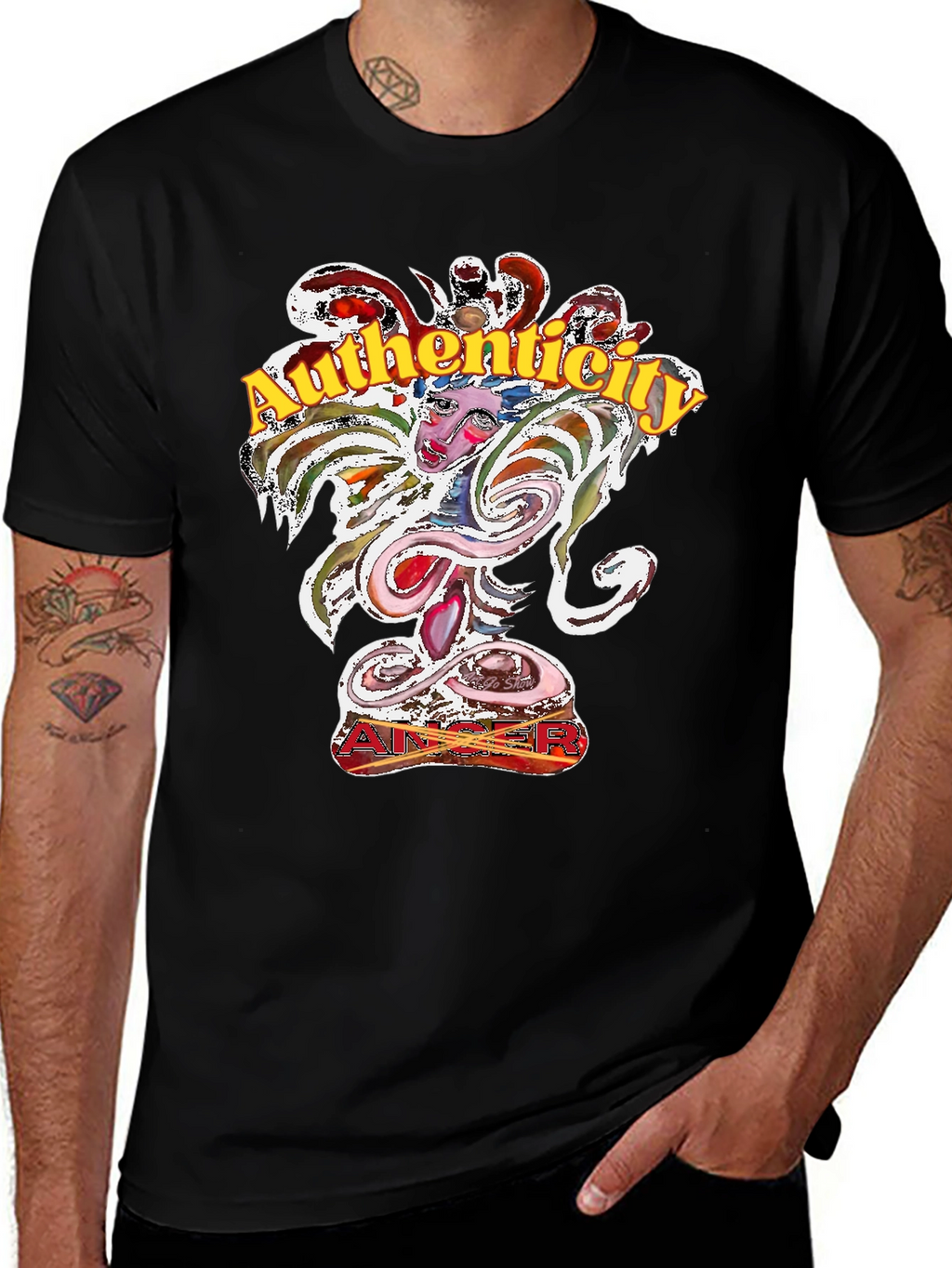 Authenticity Mens Graphic T-Shirt