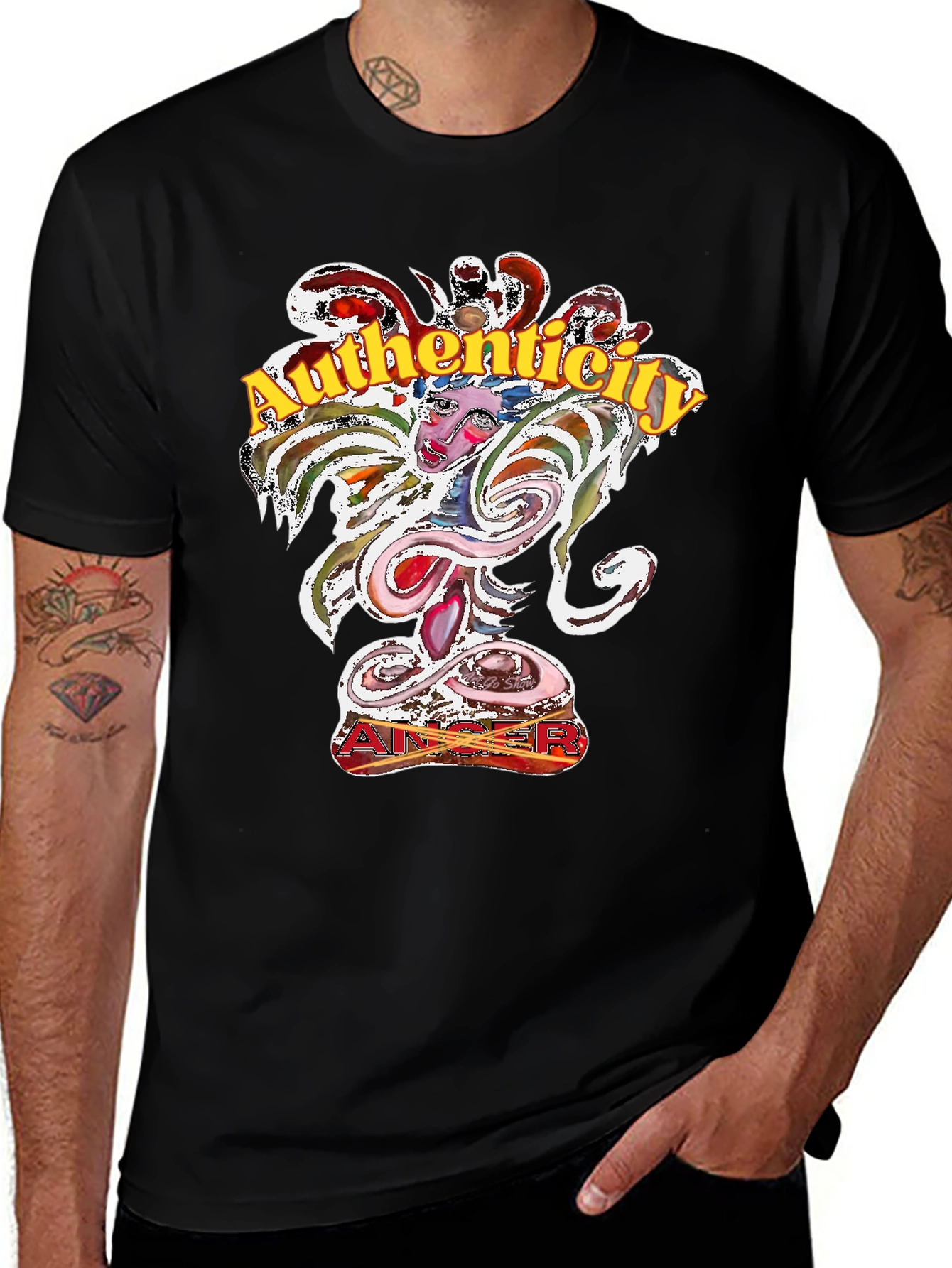 Authenticity Mens Graphic T-Shirt