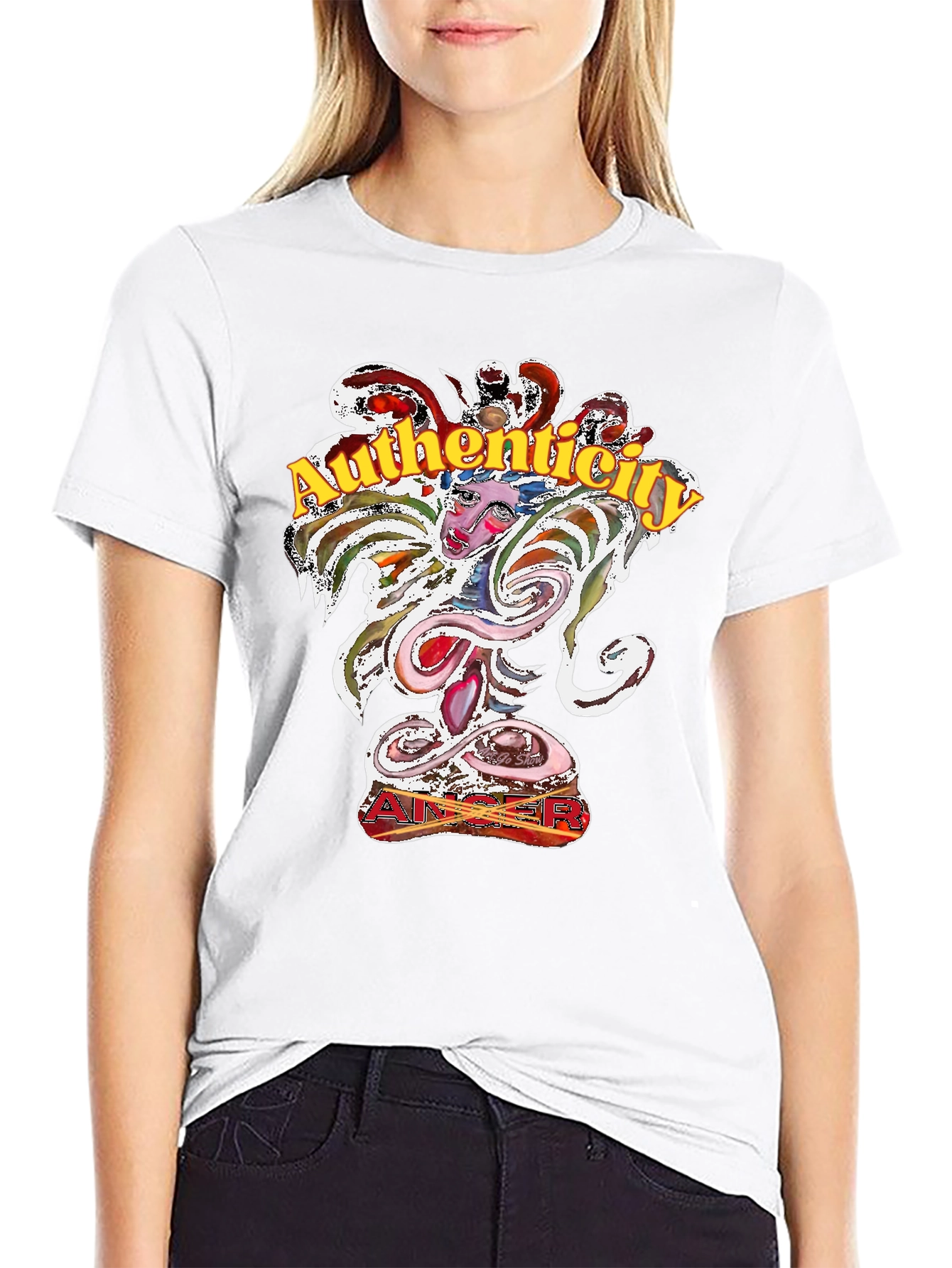 Authenticity Mens Graphic T-Shirt
