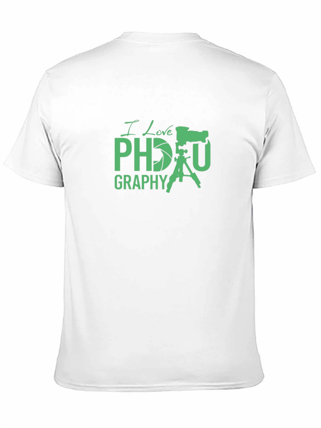 I Love Photography Black T-Shirt