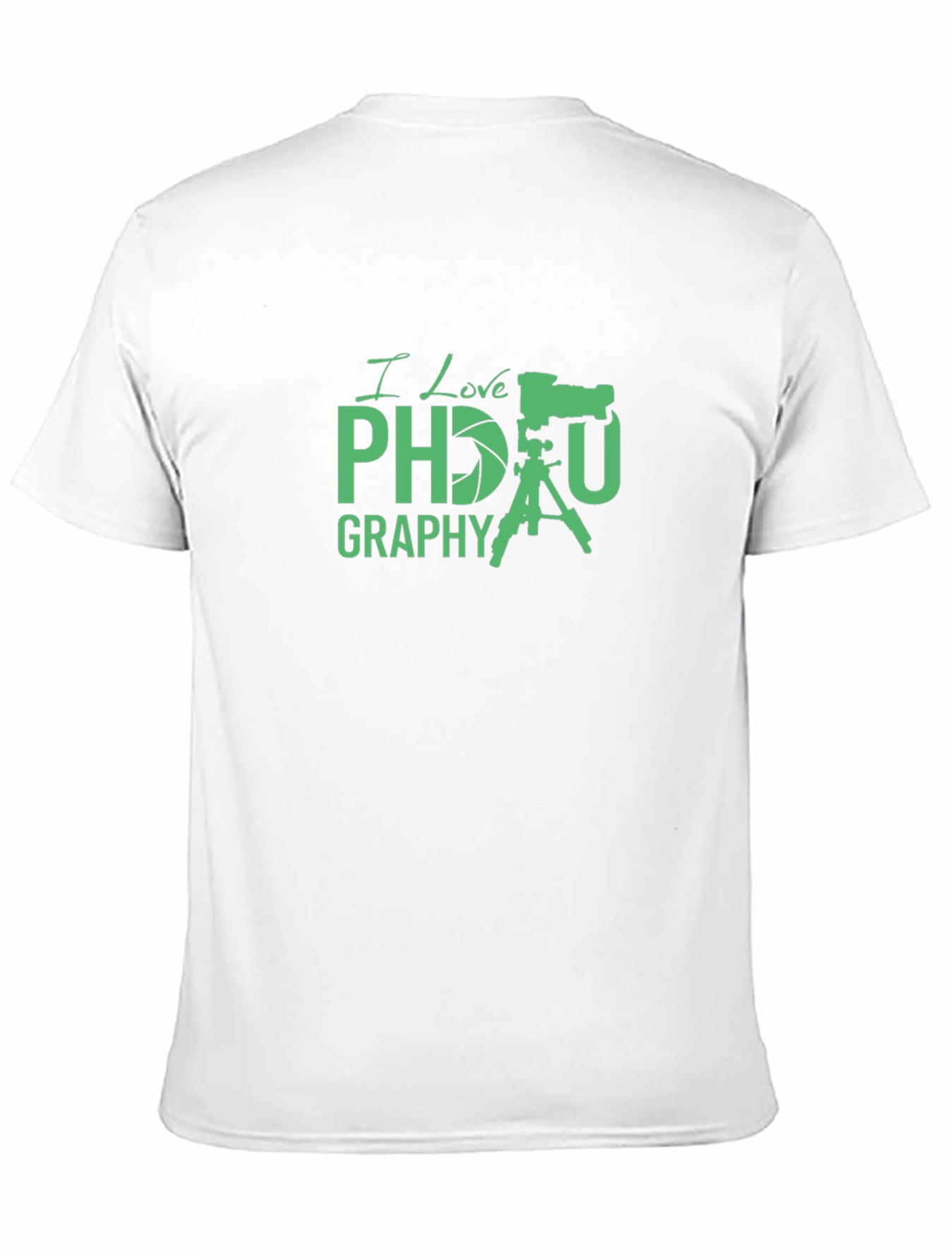 I Love Photography Black T-Shirt