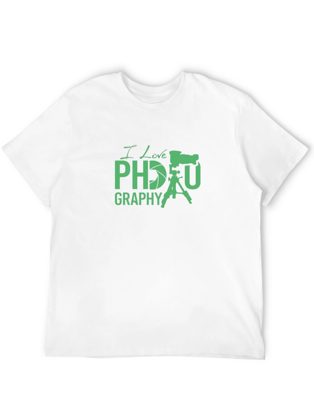 I Love Photography Black T-Shirt