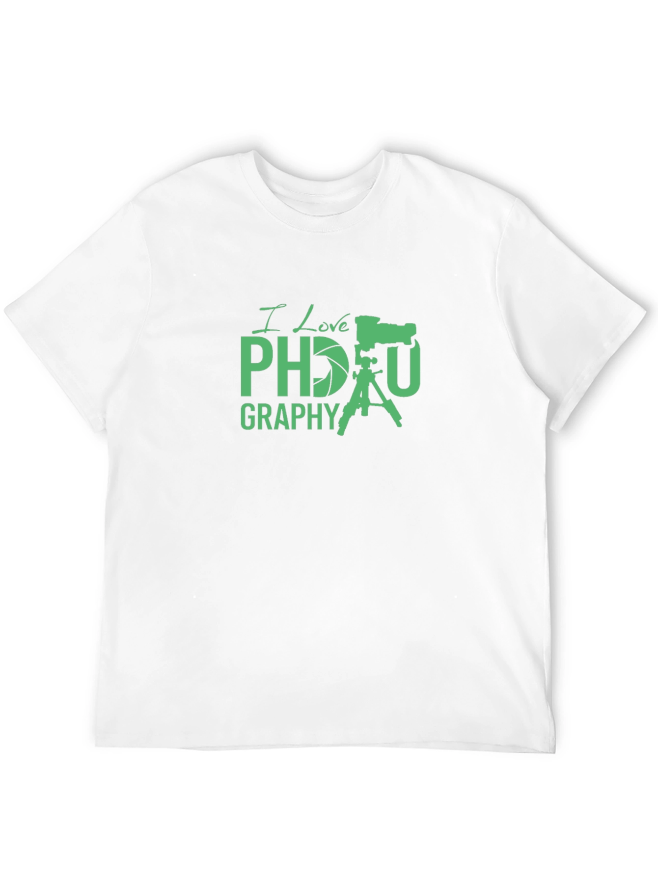 I Love Photography Black T-Shirt