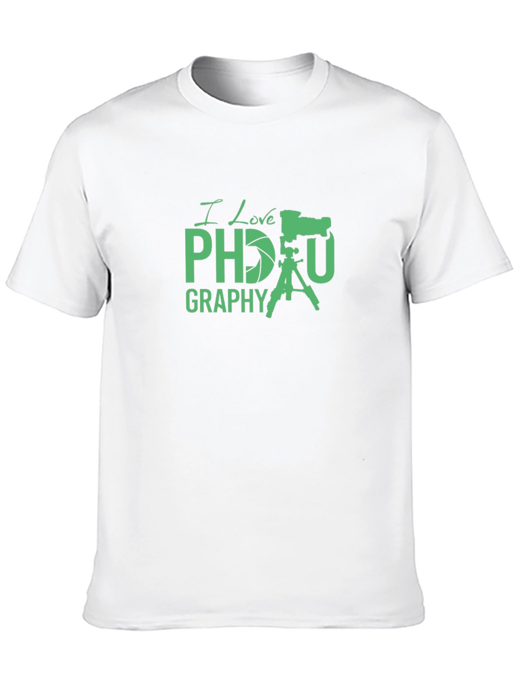 I Love Photography Black T-Shirt