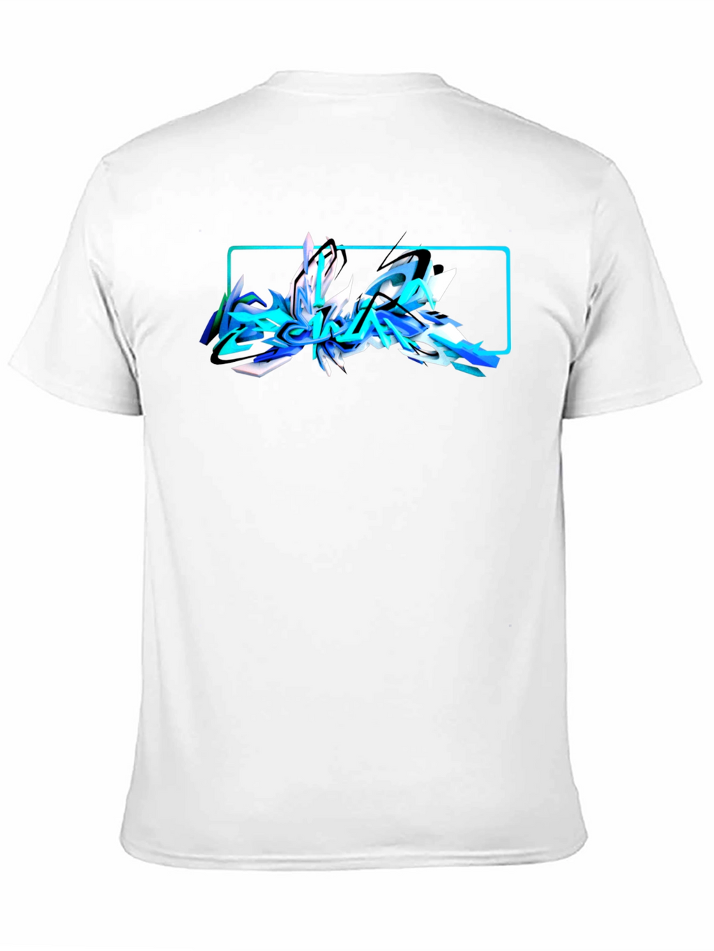 Abstract Graffiti Graphic Black T-Shirt