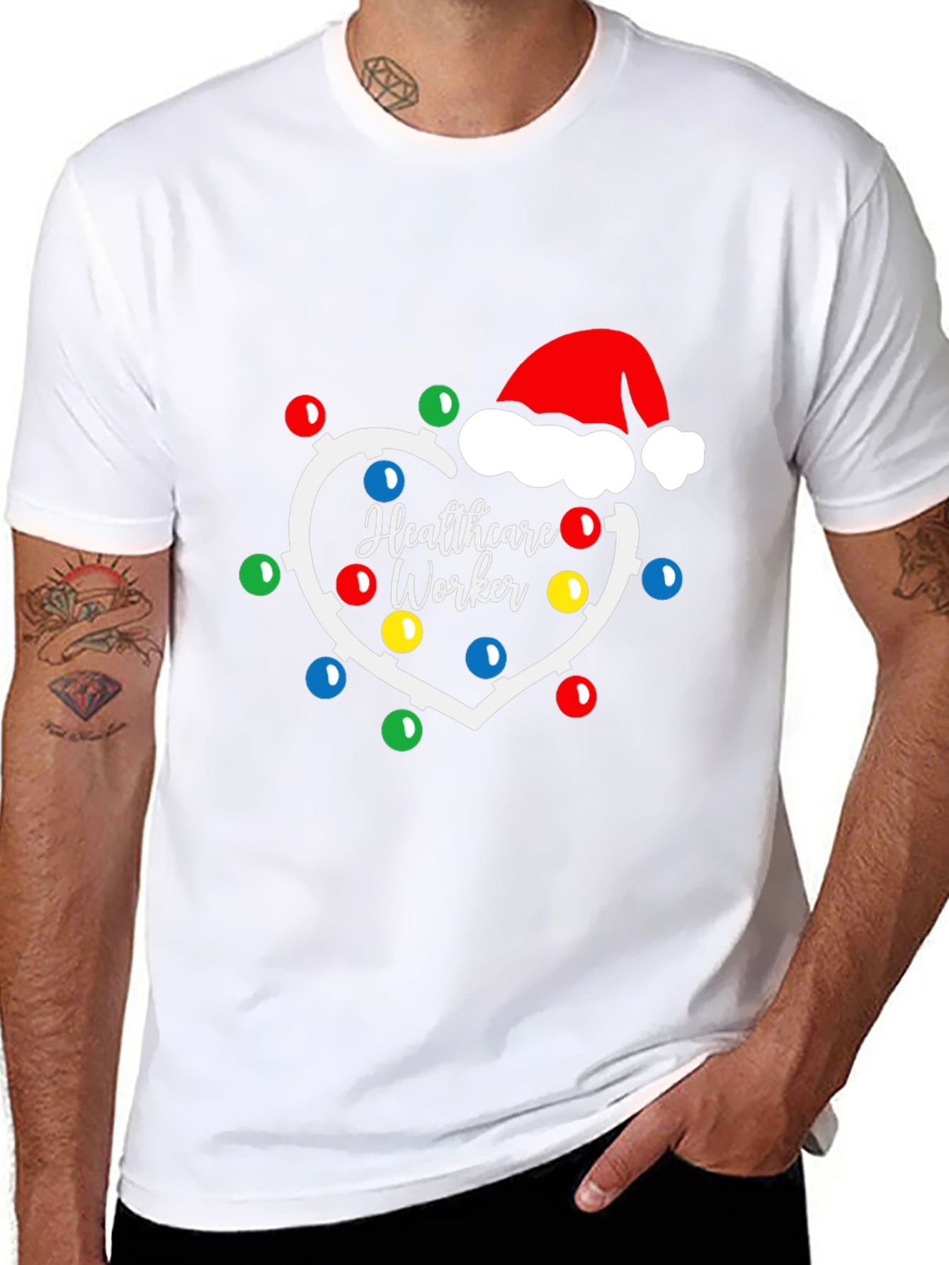 Healthcare Worker Christmas T-Shirt