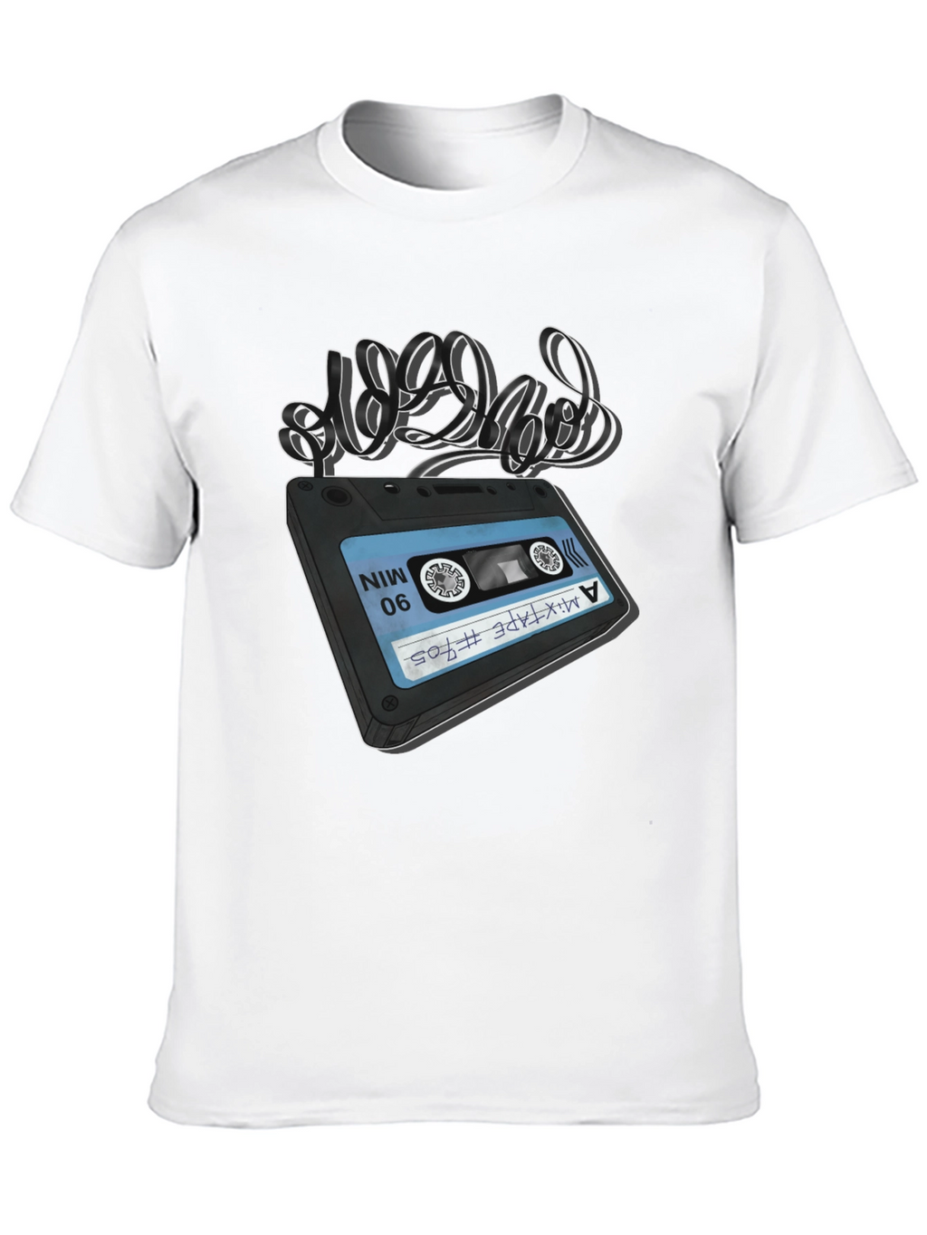 Retro Cassette Tape Graphic T-Shirt