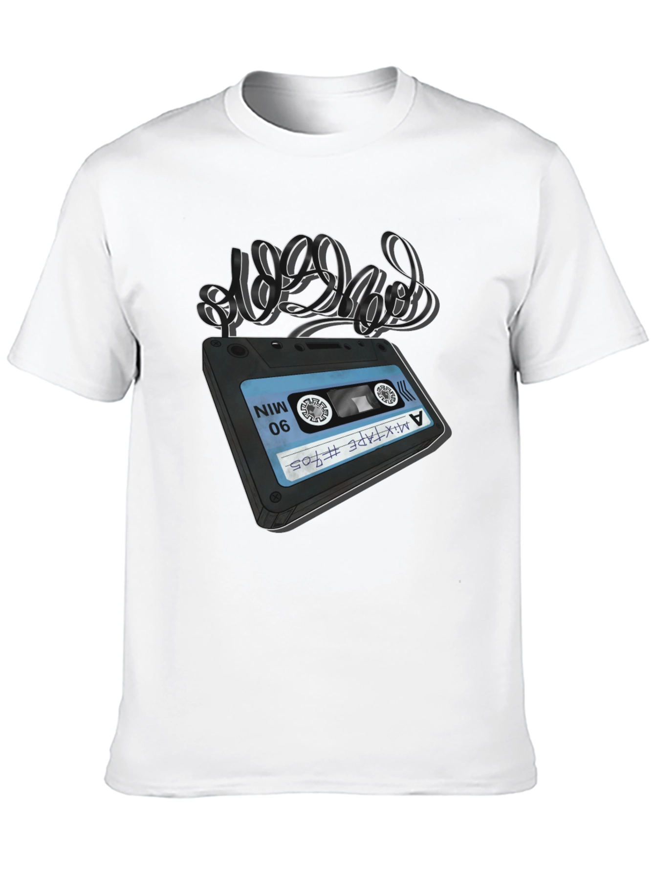 Retro Cassette Tape Graphic T-Shirt