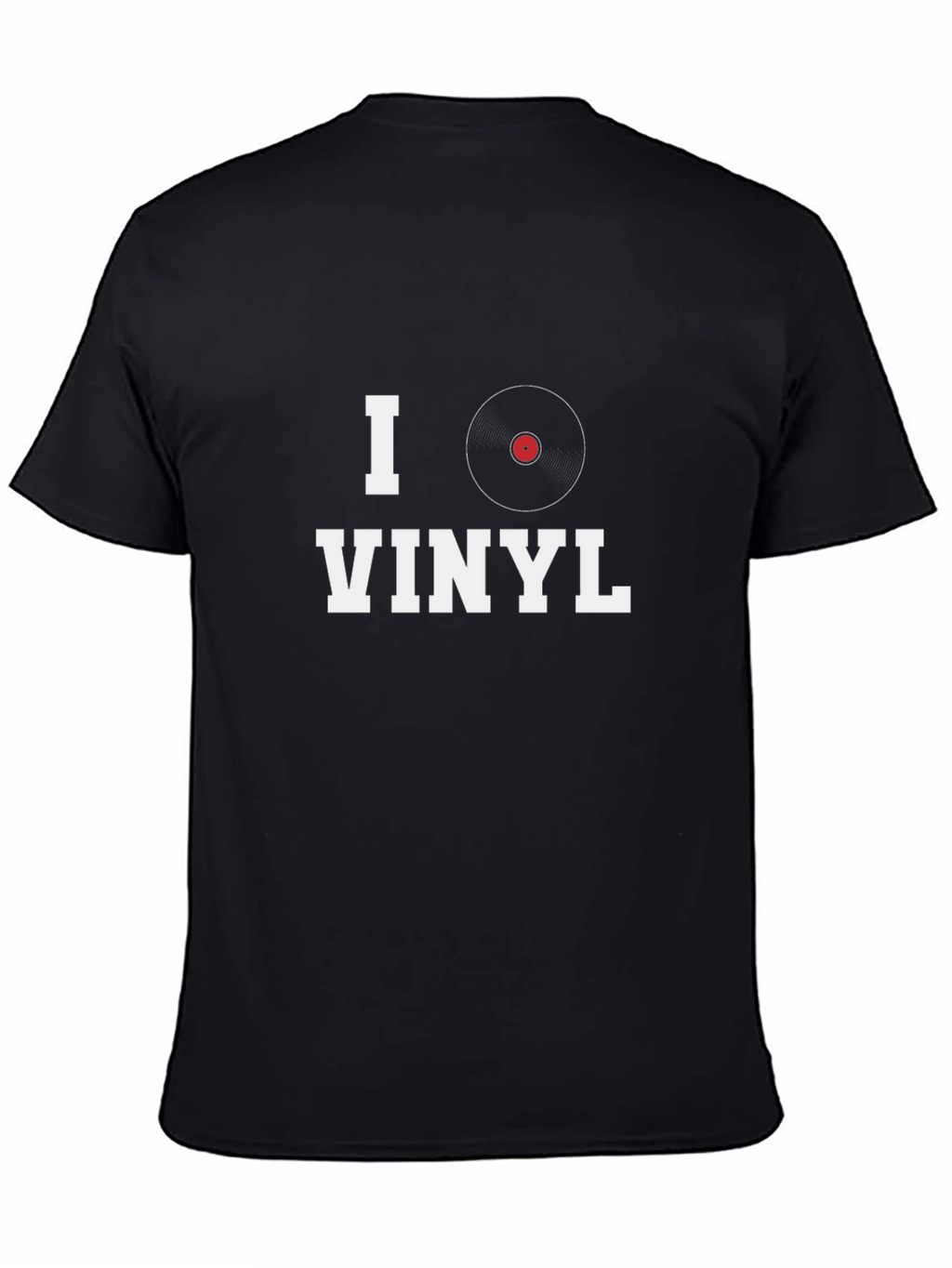 I Heart Vinyl Graphic Tee - Music Lovers T-Shirt