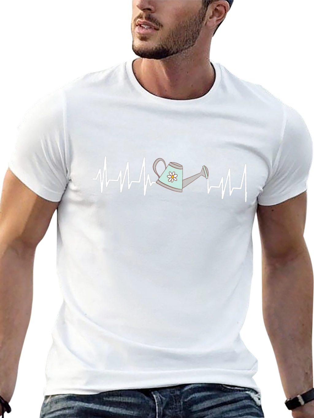 Gardening Heartbeat T-Shirt - Gardener Gift
