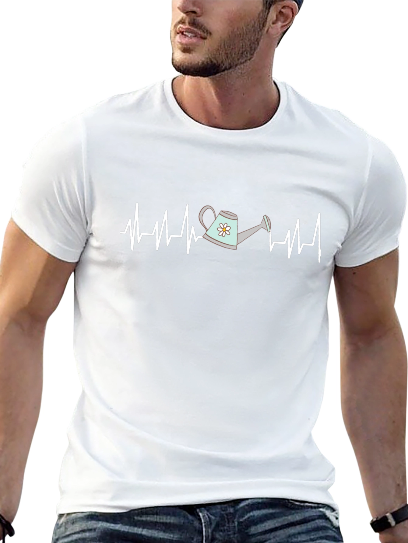 Gardening Heartbeat T-Shirt - Gardener Gift