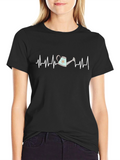 Gardening Heartbeat T-Shirt - Gardener Gift