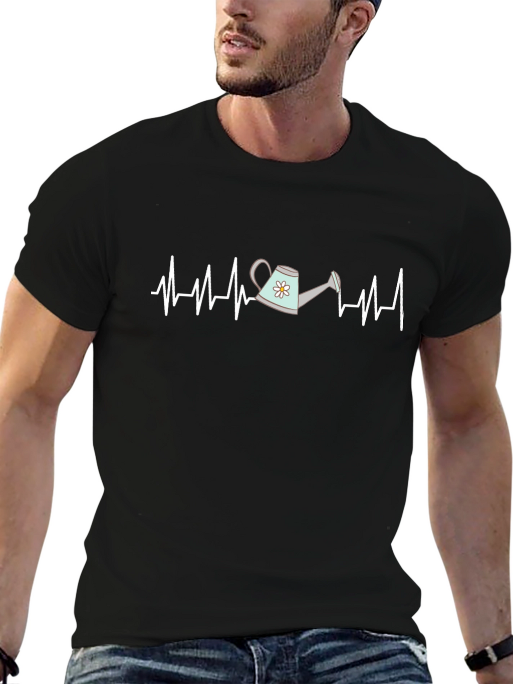Gardening Heartbeat T-Shirt - Gardener Gift
