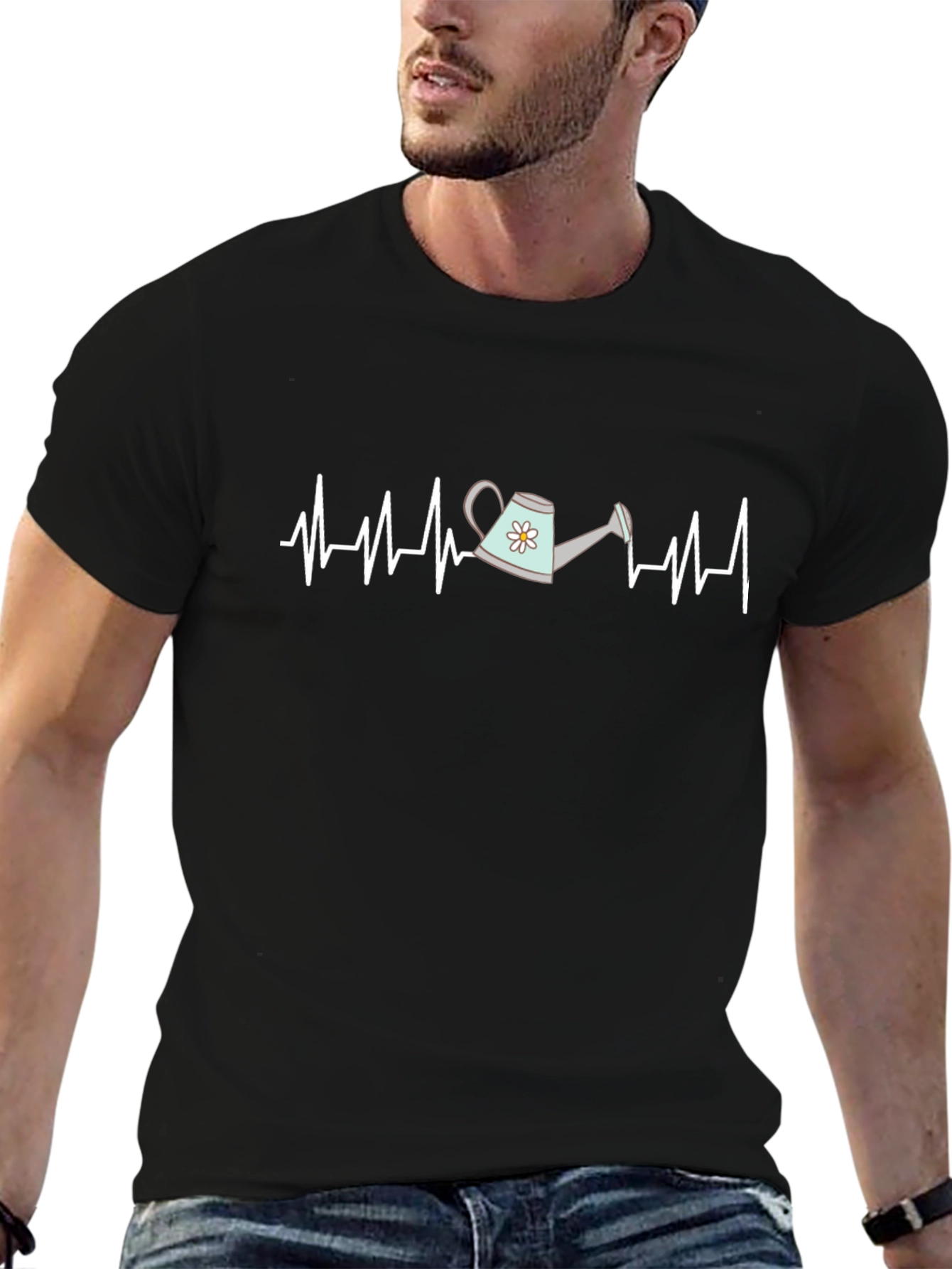 Gardening Heartbeat T-Shirt - Gardener Gift